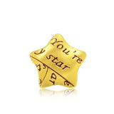 European Star 24KT Yellow Necklace Pendant Gift