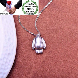 Baymax 925 Silver Necklace Pendant Charm CA106