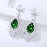 European Party Wedding Gift Zircon Stud Earrings