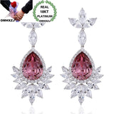European Party Wedding Gift Zircon Stud Earrings
