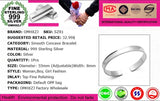 Concave 999 Silver Bracelet Bangle Open Adjustable SZ81