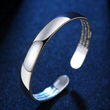 Heart Sutra 999 Silver Bangle Bracelet SZ64