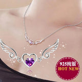 Angel Wings 925 Sterling Silver Necklace