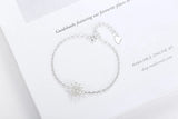 Sunflower Daisy 925 Sterling Silver Bracelet SZ124
