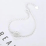 Sunflower Daisy 925 Sterling Silver Bracelet SZ124