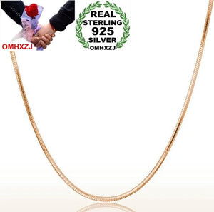 Platinum Sterling Silver Rose Round Short Necklace