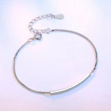 Geometry Style 925 Sterling Silver Bracelet Bangle