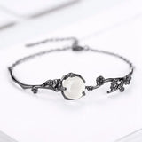 Vintage Wild Woman Girl Party Gift 925 Silver Bracelet SZ96