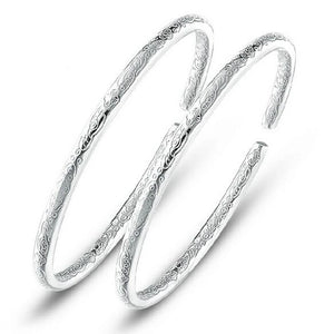 Bohemia 999 Silver Bangle Bracelet SZ49