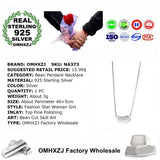 European 925 Sterling Silver Choker Necklace