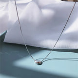 European 925 Sterling Silver Choker Necklace