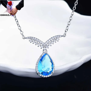 European Water Drop Zircon 18KT Necklace
