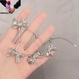 European Fine Hot Woman Girl Party Bowtie 18KT Choker Necklace
