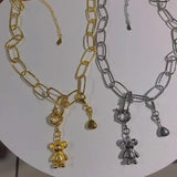 18KT Pendant Necklace for Women - Hot Woman Girl Party Birthday Wedding Gift