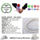 European Zircon 18KT Choker Necklace for Party Wedding