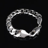925 Sterling Silver Circles Chain Bracelet