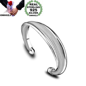 Fashion OL 925 Silver Cuff Bangle BR180