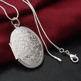 925 Sterling Silver Personality OL Girl Gift Charm Pendant Necklace