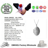 925 Sterling Silver Personality OL Girl Gift Charm Pendant Necklace
