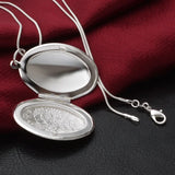 925 Sterling Silver Personality OL Girl Gift Charm Pendant Necklace