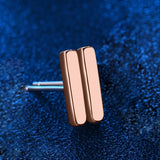 18KT Rose Stud Earrings - Ideal Party Gift for Women