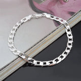 925 Sterling Silver Bracelet with Circles Chain - BR112