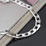 925 Sterling Silver Bracelet with Circles Chain - BR112