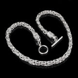 Silver Dragon Head Chain 925 Sterling Silver Chain Necklace NC97