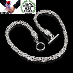 Silver Dragon Head Chain 925 Sterling Silver Chain Necklace NC97