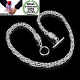 Silver Dragon Head Chain 925 Sterling Silver Chain Necklace NC97