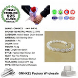 Party Gift Silver Hollow Chain 925 Sterling Silver Bracelet
