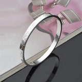925 Silver Cuff Bracelet I LOVE YOU Gift