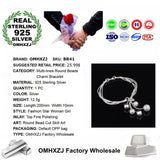 925 Sterling Silver Charm Bracelet with Silver Beads - BR41