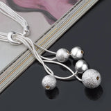 925 Sterling Silver Charm Bracelet with Silver Beads - BR41