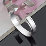 Personality OL Woman Girl Silver Cuff Bangle Bracelet