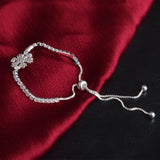 Snowflake Zircon 925 Silver Bracelet