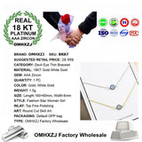 Zircon Devil Eye 18KT Bracelet for Party Gift