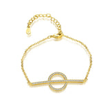 Zircon 18KT Bracelet for Party Gift