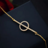 Zircon 18KT Bracelet for Party Gift
