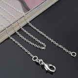 925 Sterling Silver Cross Chain Necklace