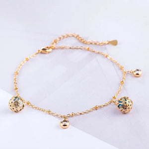 18KT Beads Charm Bracelet for Parties and Weddings