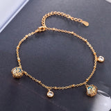 18KT Beads Charm Bracelet for Parties and Weddings