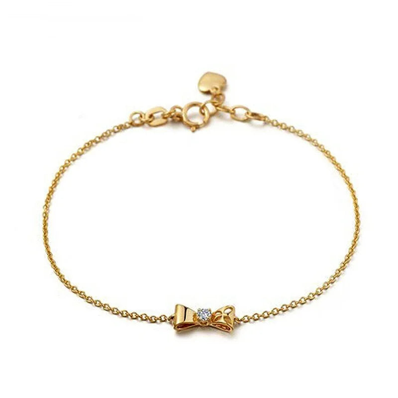 Zircon Bowtie Bracelet BR95