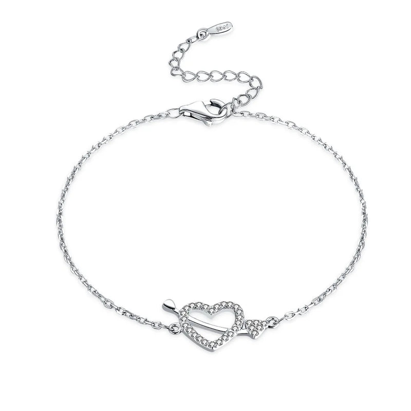 Zircon 925 Sterling Silver Bracelet BR101
