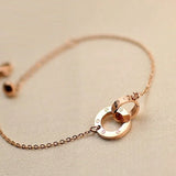 Rose Zircon Bracelet for Women, Party Wedding Gift