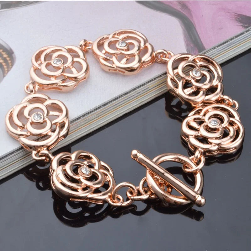 18KT Rose Bracelet BR20 for Party or Wedding Gift