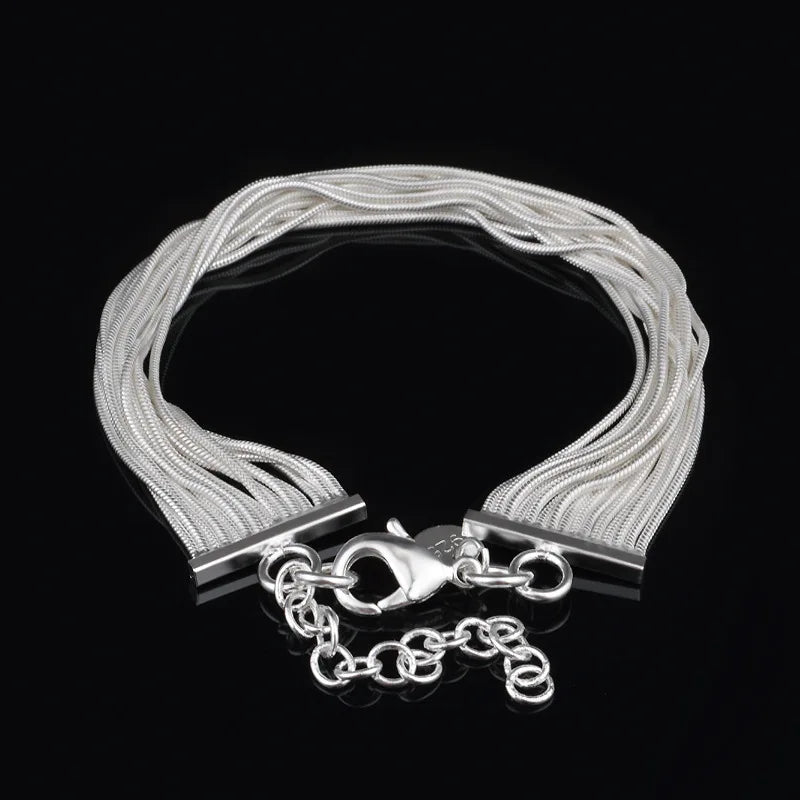 925 Sterling Silver Bracelet BR60