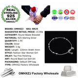 925 Sterling Silver Beads Chain Bracelet