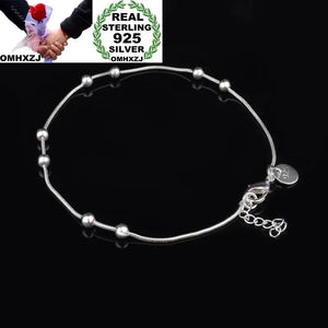 925 Sterling Silver Beads Chain Bracelet