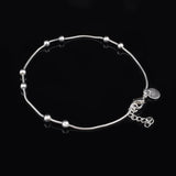 925 Sterling Silver Beads Chain Bracelet